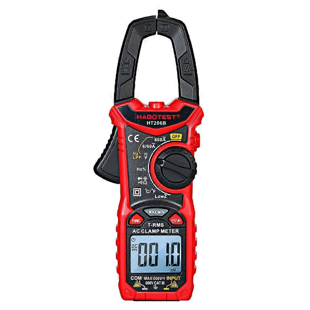 AC/DC Digital Clamp Meter for Measuring AC/DC Voltage , AC/DC Current, Frequency, Duty Cycle, Diode, Resistance, Continuity, Transistors Test, NCV Cl