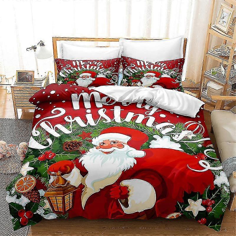 عيد الميلاد 3D الطباعة الرقمية الفراش لحاف غطاء وسادة غطاء واحد مزدوج الملك نمط 429