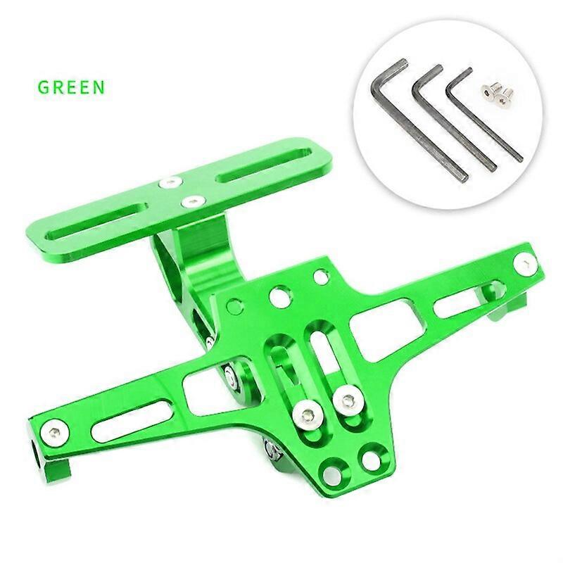Motorcycle Rear License Plate Mount Holder Aluminum Adjustable with LED Turn Signal Lights Motobike Equipments AccessoriesMotor Vehicle Frame & Body P