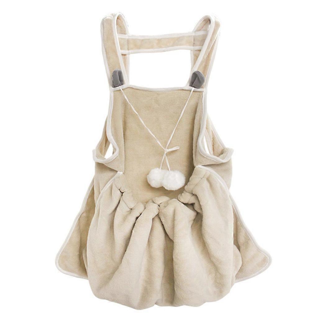 Hand-free Pet for Carrier Plush Bag with Kangaroo Pocket for Kitten Puppy Small