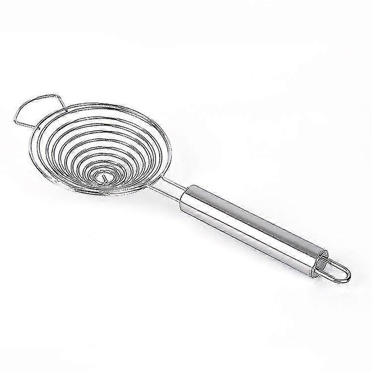 Stainless Steel Egg White Separator, Long Handle Egg Strainer