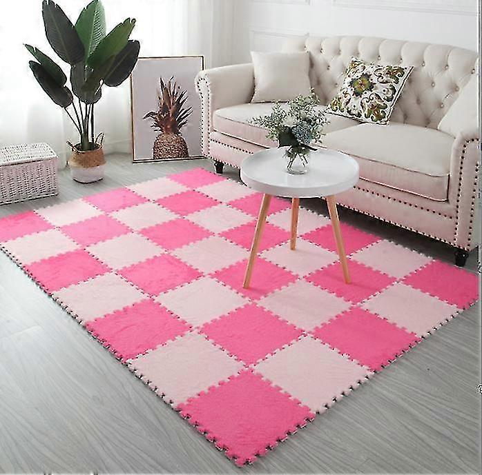 10pcs Soft Eva Foam Mats Fluffy Area Rugs Protective Floor Tiles