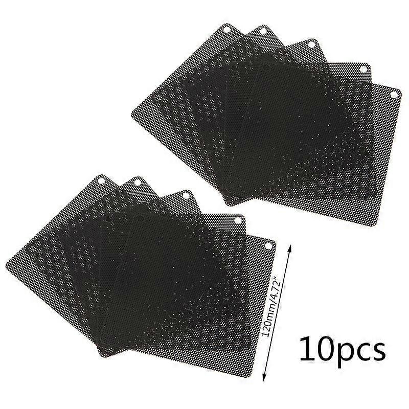 120 mm Dust Filter Computer Fan Filter Cooler PVC Black Dustproof Case Cover