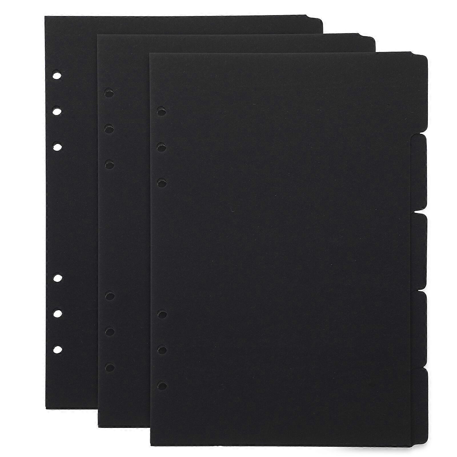 15Pcs Paper Binder Dividers Office Tab Dividers A5 Binder Dividers Classification Tab Dividers
