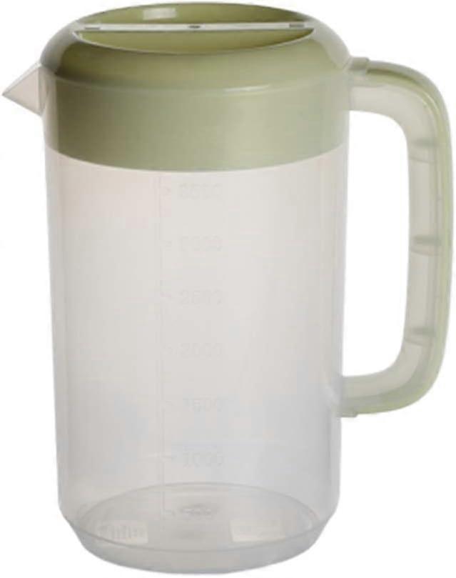 Large Plastic Pitcher with Lid 2500ml Mix Drinks Water Jug for Hot and Cold Lemonade Juice