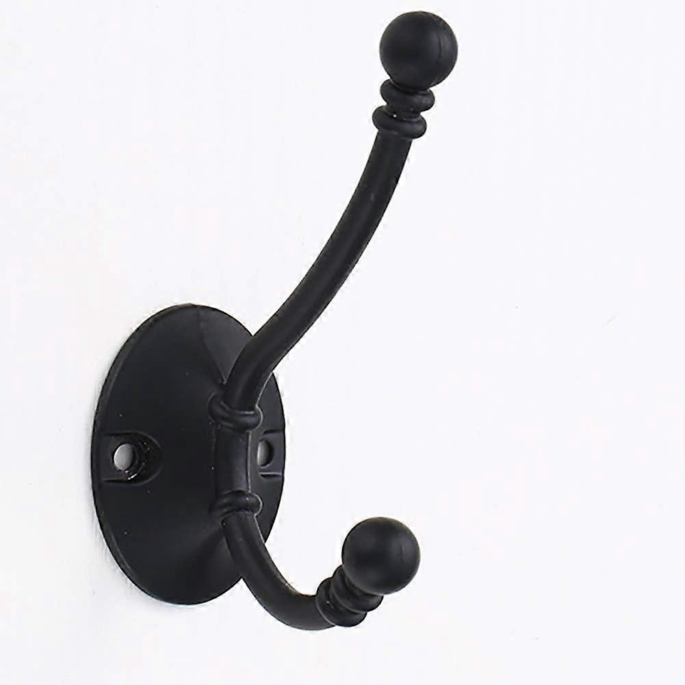 Set of 2 Large Retro Metal Wall Mounted Hat Hooks, Retro Hooks for Coat Rack, Bathroom, Kitchen