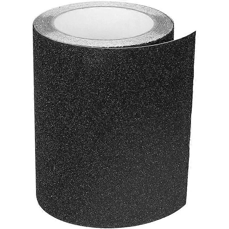 شريط لاصق مضاد للانزلاق للسلالم ، احتكاك ، جلخ للسلامة ، سلم ، داخلي ، خارجي ، جر عالي ، 15 سم × 5 م ، أسود