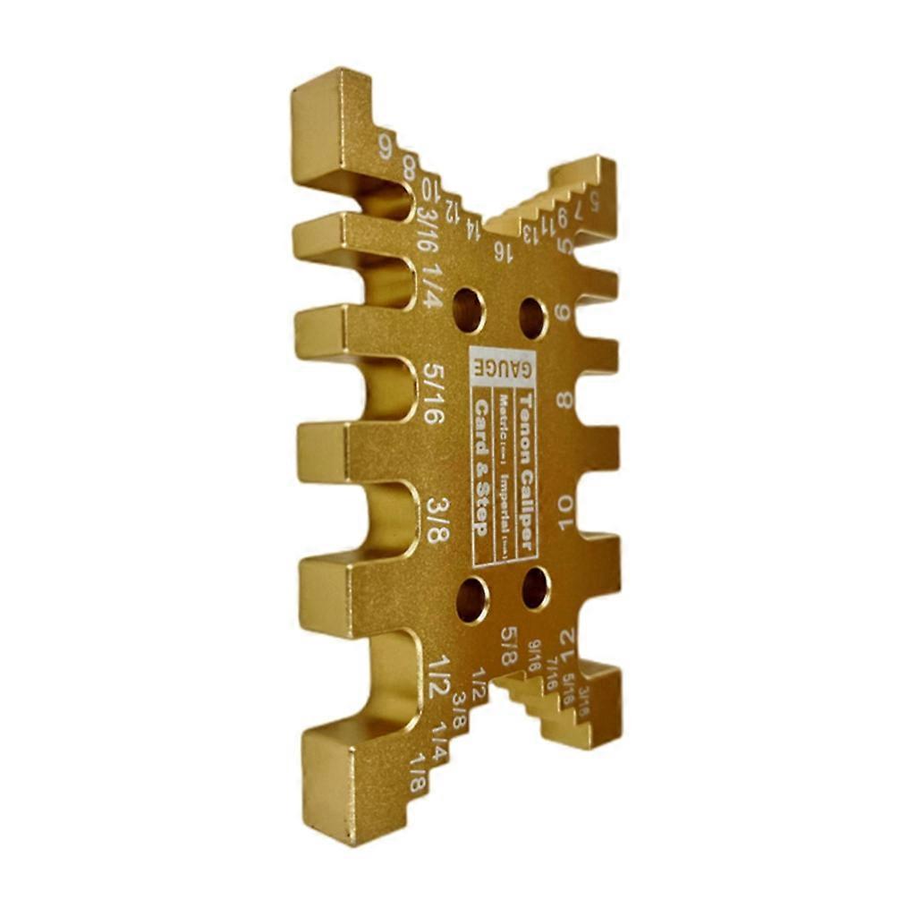 High-Precision Aluminum Dovetail Jig Tenon Caliper for Measuring Height Gaps