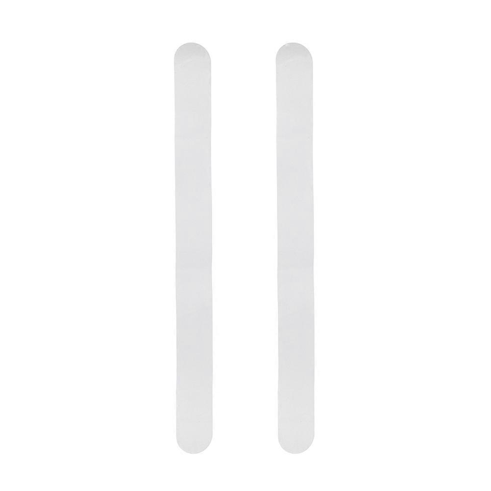 2Pcs Transparent Tennis Racket Tape Transparent Racket Protection Strip Racquet Frame Protection Tape