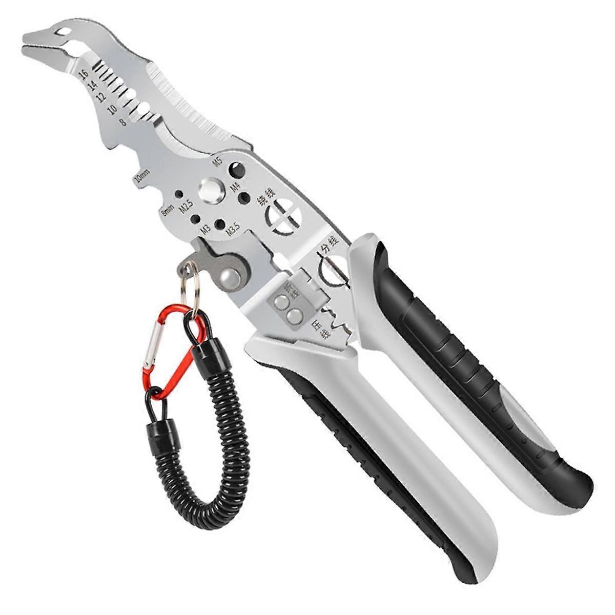 Wire Stripper Tool Electricians Wire Cutter for Wire Cutting Winding Pulling