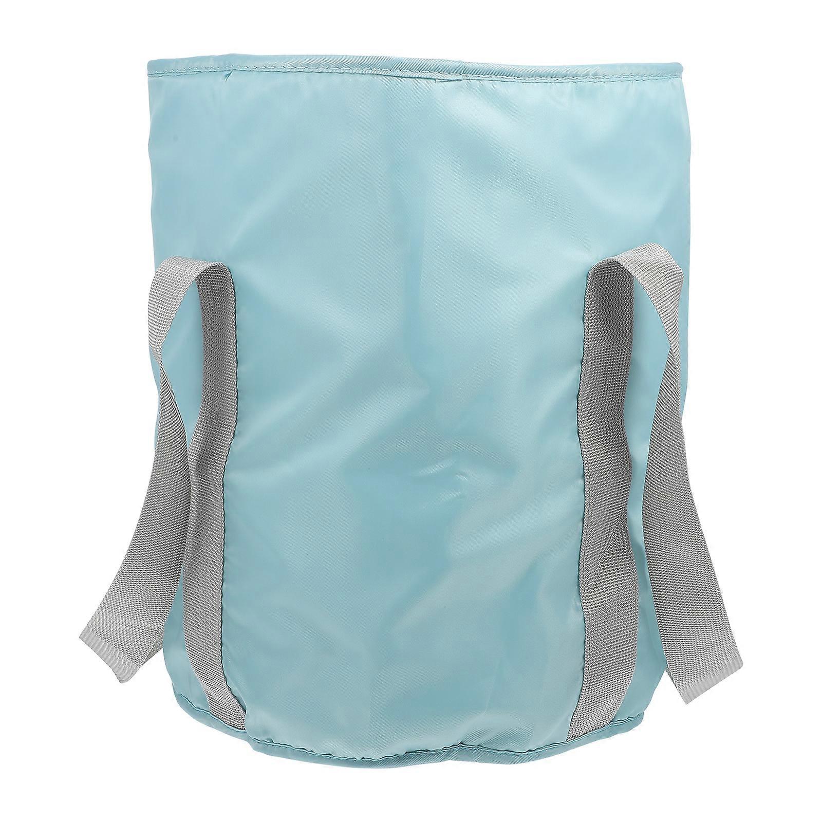 Multitools Foldable Foot Bath Container Storage Buckets Handles Portable Collapsible Foot Basin