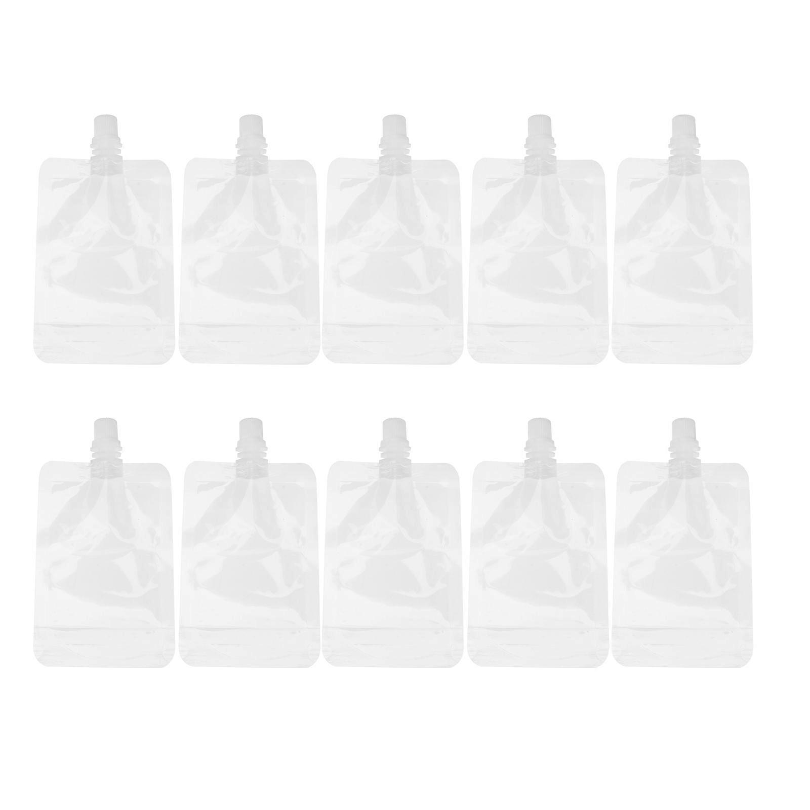 30Pcs 100ML Transparent Drinks Flasks Liquor Pouch Reusable Beverages Drinking Flasks