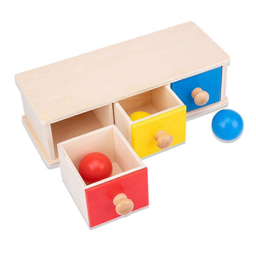 1PC Three Color Drawer Children Early Teaching Aid Parent-child Educational Toy