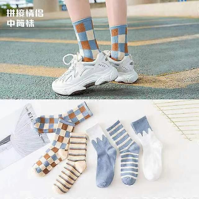 Tikuajgift 10 pairs Womens spring and summer four seasons ins bear socks ladies low top shallow boat
