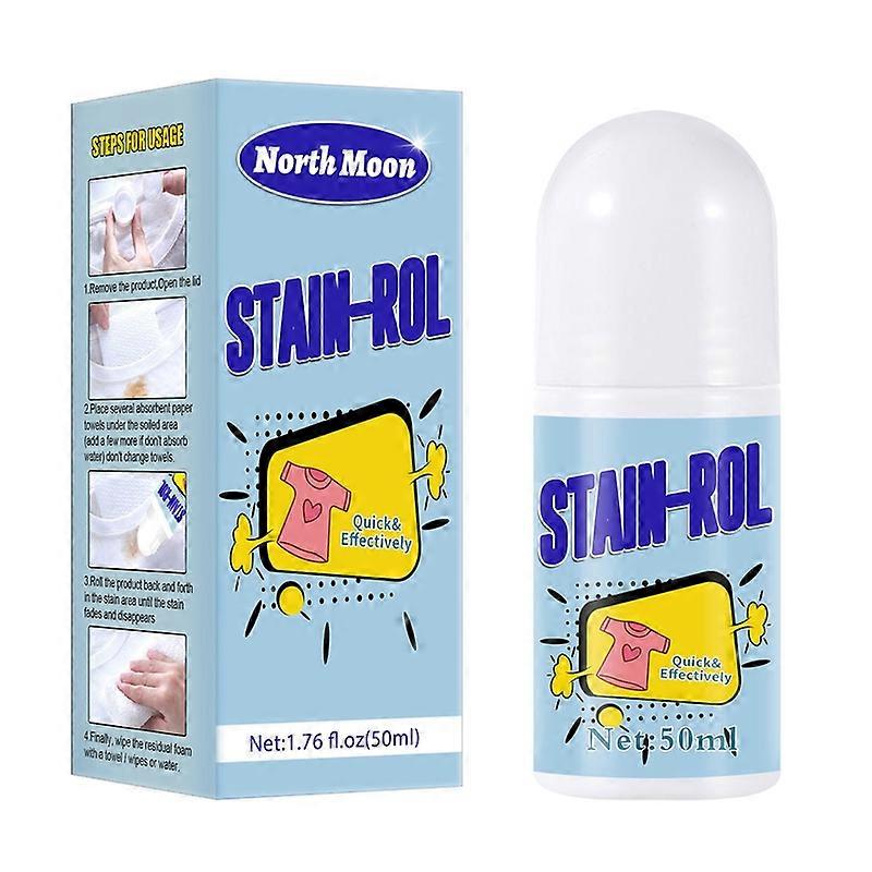 50ml Détachant Multi-usage Forte Décontamination Portable Roll Ball No-wash Huile Stylo de nettoyage des taches pour la maison JIKAIX