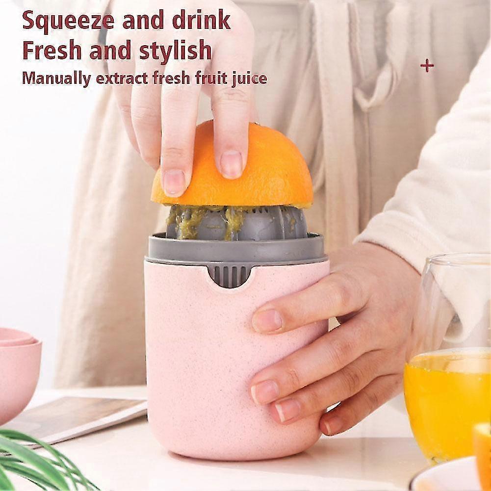 Hand Fruit Juicer Diy Citrus Orange Squeezer Portable Lemon Capacity Anti-slip Rotation Lime Grapefruit Lid Machine Press R W7r5 XH