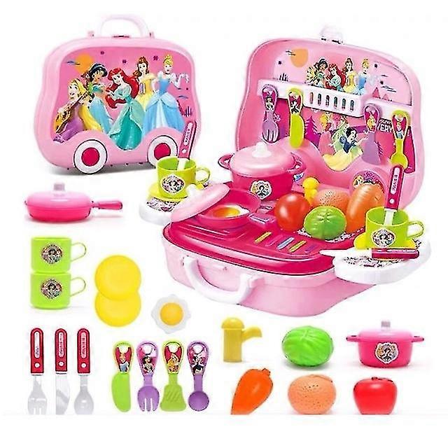 Cosplay Simulation Cosmetics Storage Box Children's Washable Dressing Toy Set