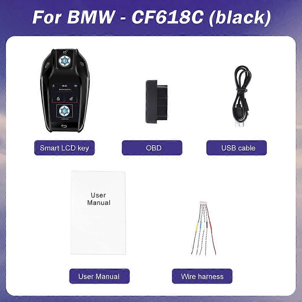 2024 New Universal LCD Smart Key APP Customized Wallpaper For BMW LCD KEY Comfortable Entry Auto lock