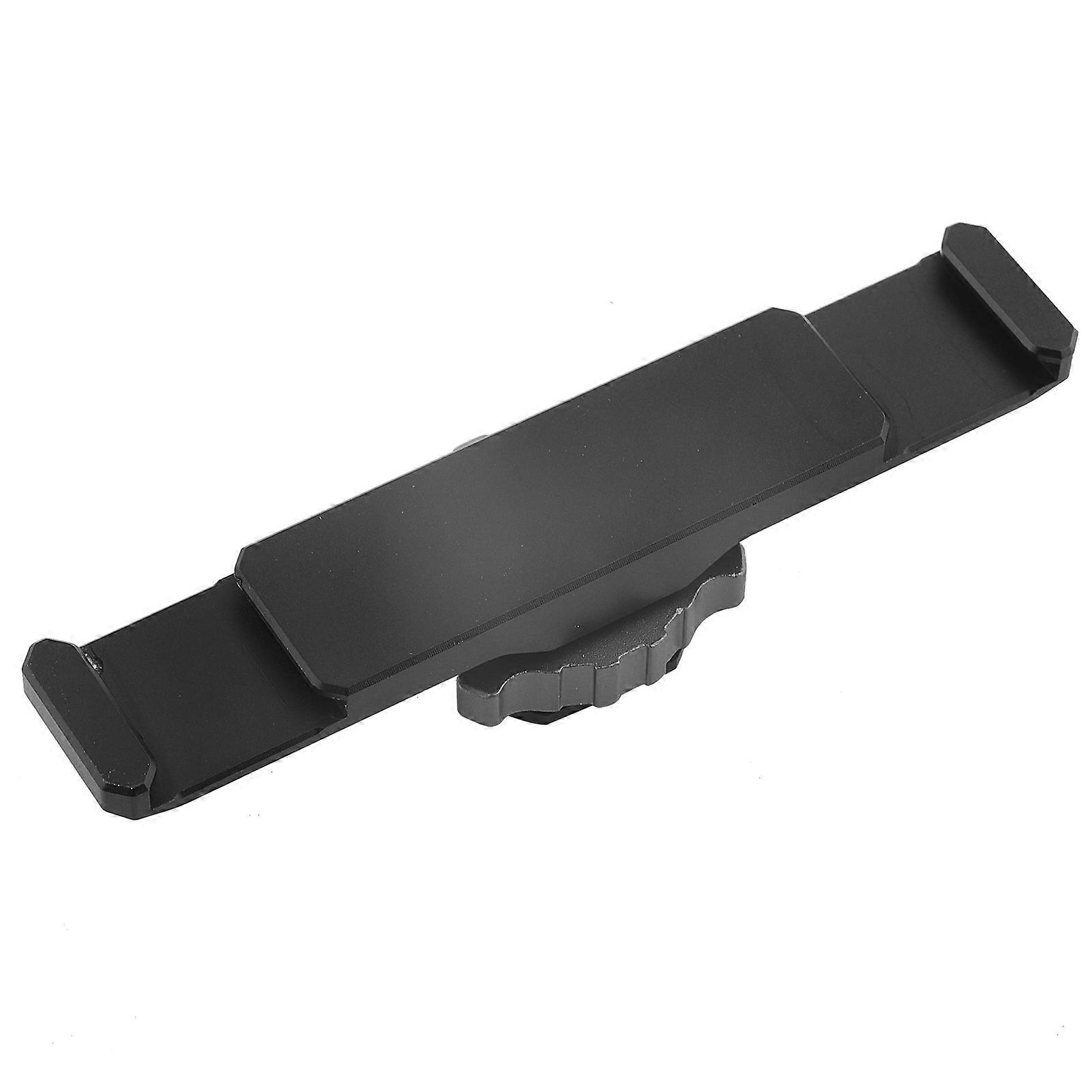 Dual Cold Shoe Mount Extension Bar for LED Video Light Microphone, Adjustable Bracket for Camera Vlog Live Streaming Setup