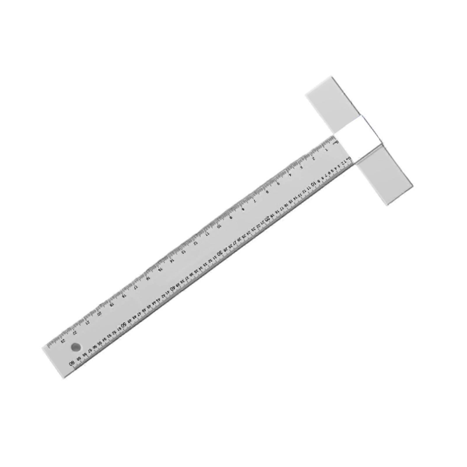 T Ruler 24" Education Supply Clear T Square for Crafting Drawing Woodworkers