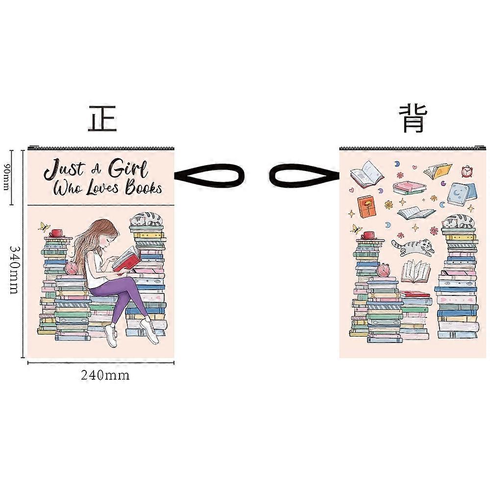 Polyester Book Cover Notebook Wraps Rectangle Human 340x240mm