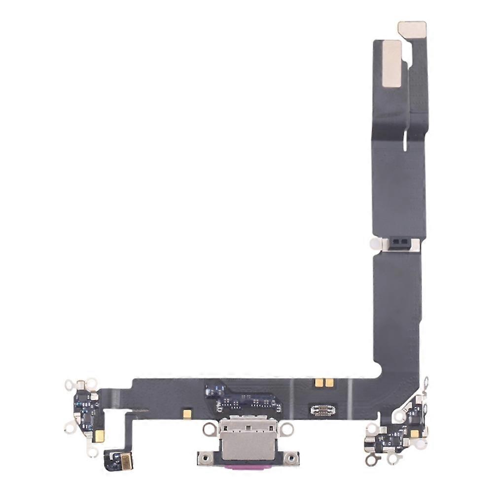 For iPhone 16 Plus OEM Disassembly Dock Connector Charging Port Flex Cable Replacement - Pink