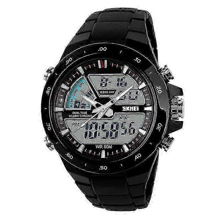 Skmei 1016 Noctilucent impermeable doble reloj digital