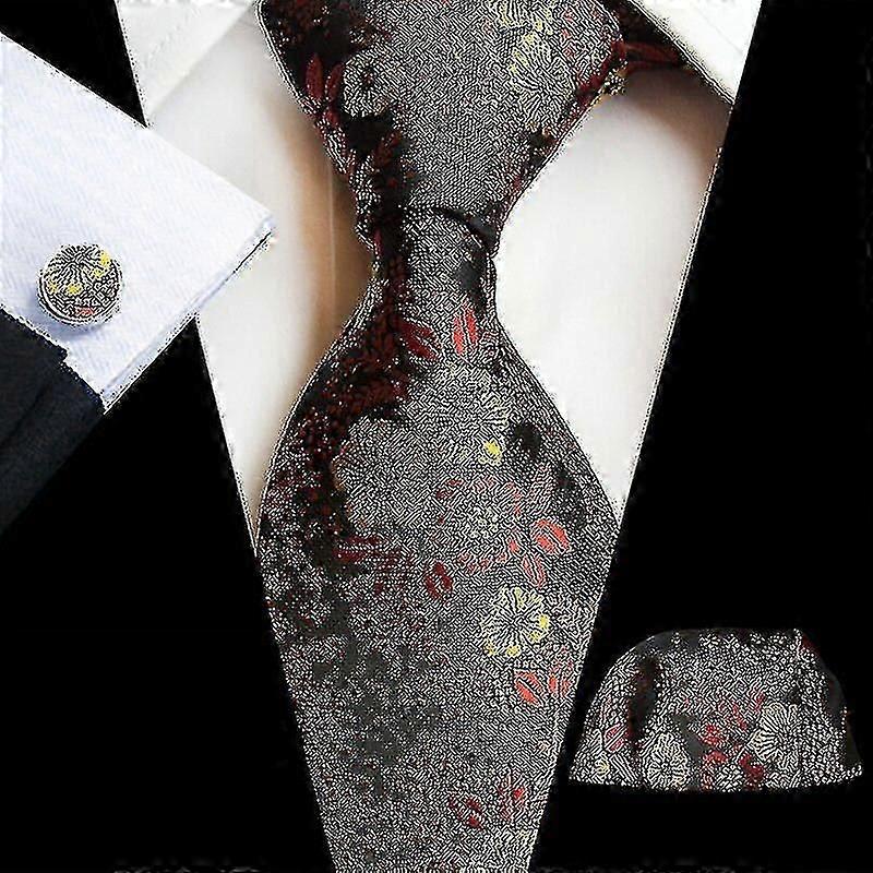 ربطات العنق للرجال مجموعة من 3 بيزلي المشارب التعادل بدلة العمل هدية الزفاف