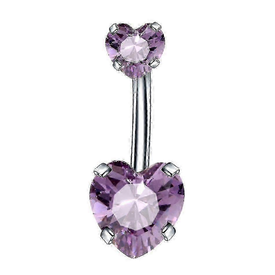 1個新しいジルコニアファッション外科用ステンレス鋼のへそピアスボディジュエリーアクセサリー