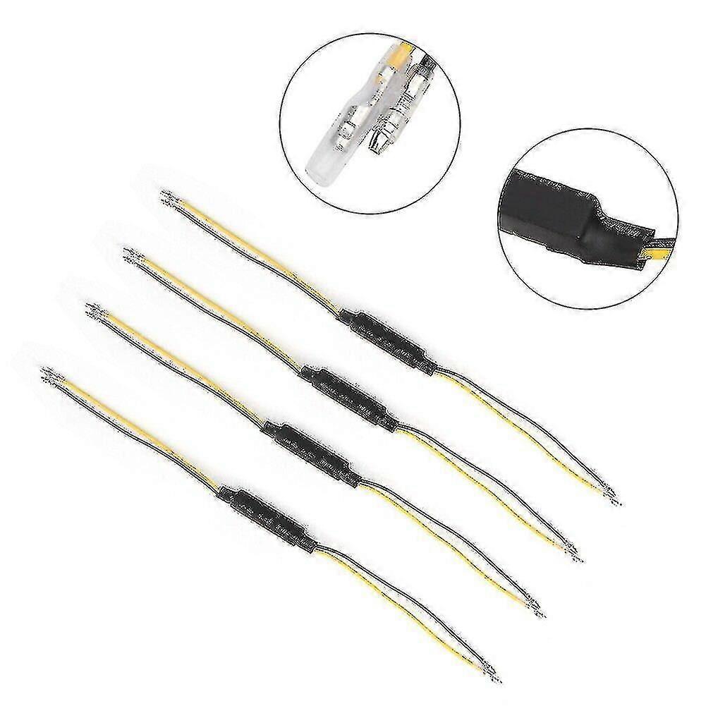 4pcs Resistor Decoder Motorcycle Led Turn Signal Indicator Flash Blinker Fix Error Led Load Resistors Universal
