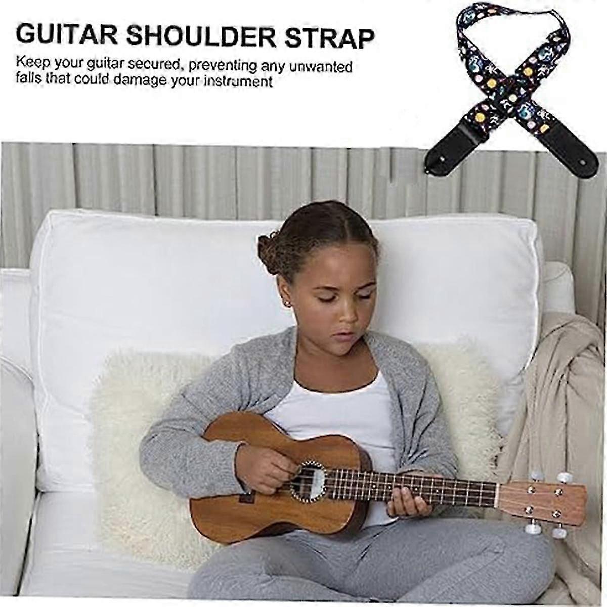 Ukulele Stropp, Justerbar Stropp egnet for Ukulele og Barn Gitarer