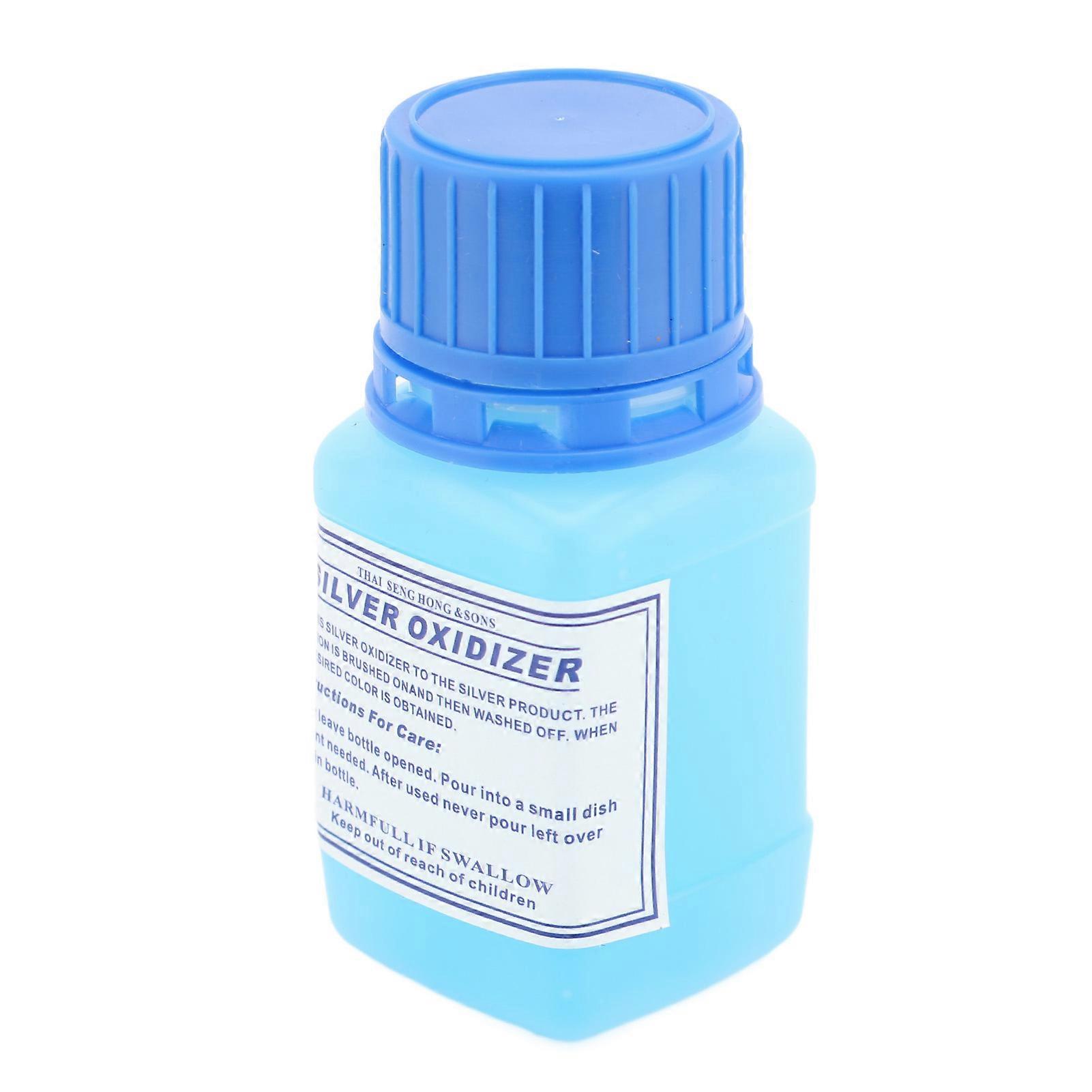 Silver Antique Solution 60ml Quick Acting Silver Oxidizer Solution Long Lasting Antiquing Liquid for Jewelry Making