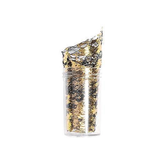 Nail Foil Decorative Easy to Stick Multiple Colors Golden Sally Net Manicure Foil