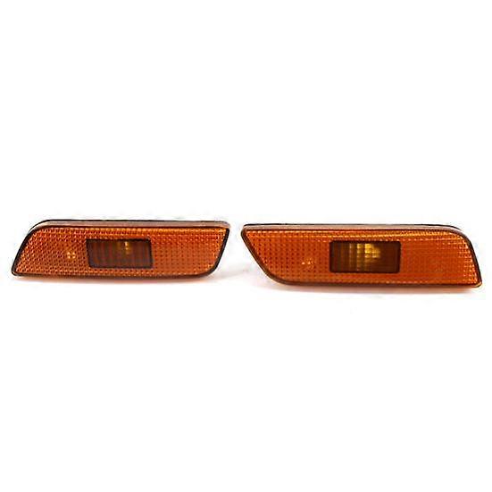 2Pcs Convenient Side Bezel Easy Marker Light Long Installation Service Life Small Turn Signal Indicator