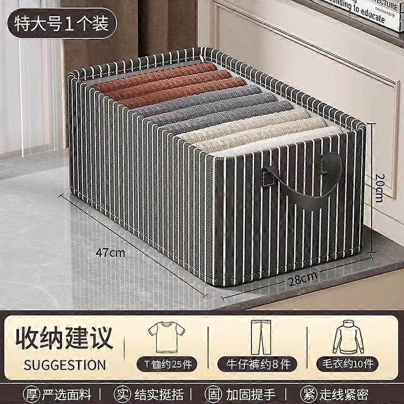 New clothes foldable storage box, bedroom sundries, dustproof storage box, sweater, drawer storage fabric