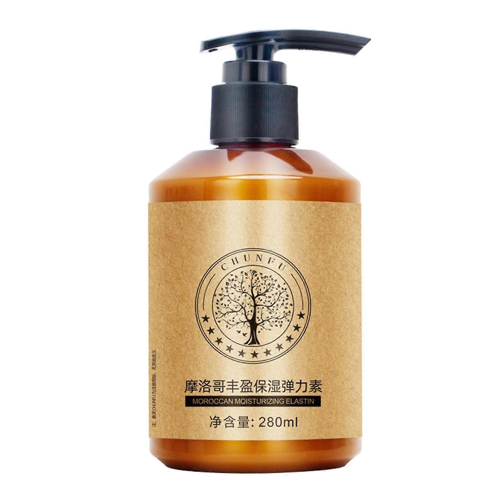 Long-lasting Styling Moroccan Volume Moisturizing Elasticity Moroccan Hydrating Styling Cream Elastin For Dry Damaged Bounce Curl Hair Care 280ML