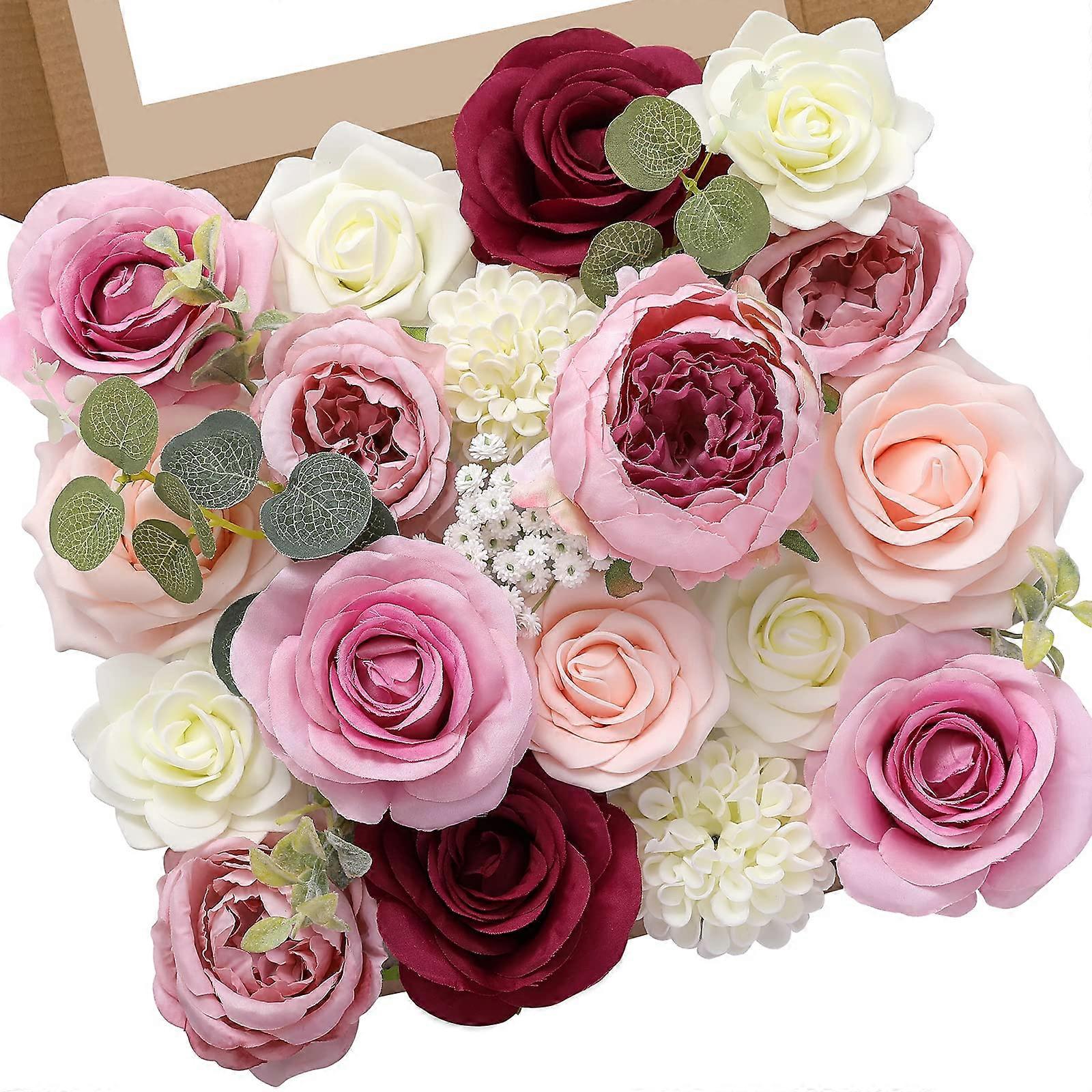 Artificial Flowers for DIY Wedding Decor - Bridal Bouquets, Cake Flowers, Centerpieces, Garlands, Wreaths in Various Colors and Sizes