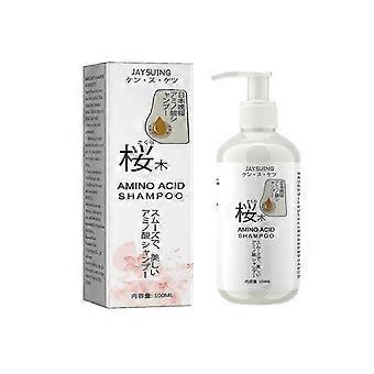 Shampoo ai fiori di ciliegio Jaysuing, pulizia profonda, riparazione del cuoio capelluto, danni ai follicoli piliferi, capelli forti, anticaduta e fissaggio |