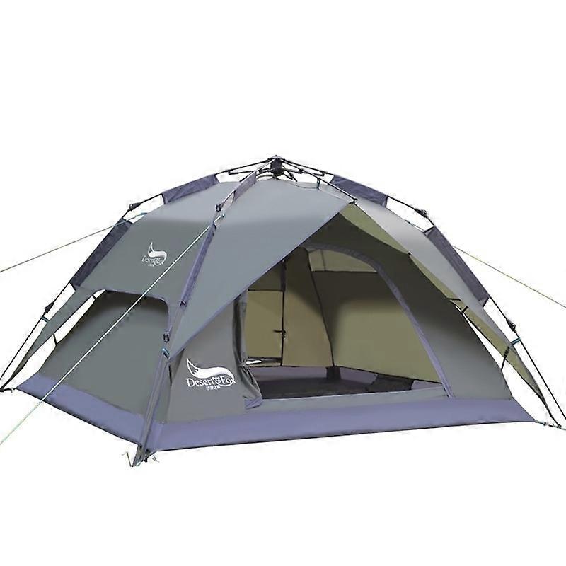 Desert&Fox Utomhus Resetält Strand Automatiskt Lättbyggt Tält för 3-4 Personer