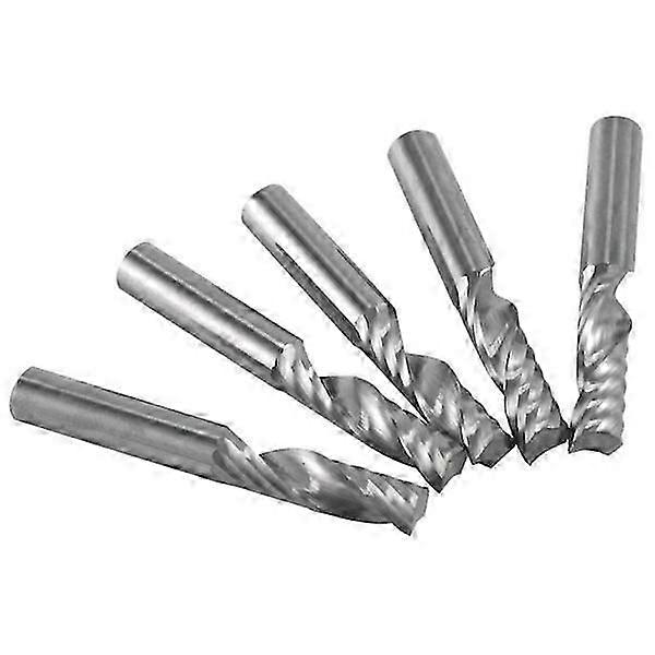 5pcs Up Cut 6mm Solid Carbide Router Endmill Compression Wood Tungsten End Milli PrettyJ