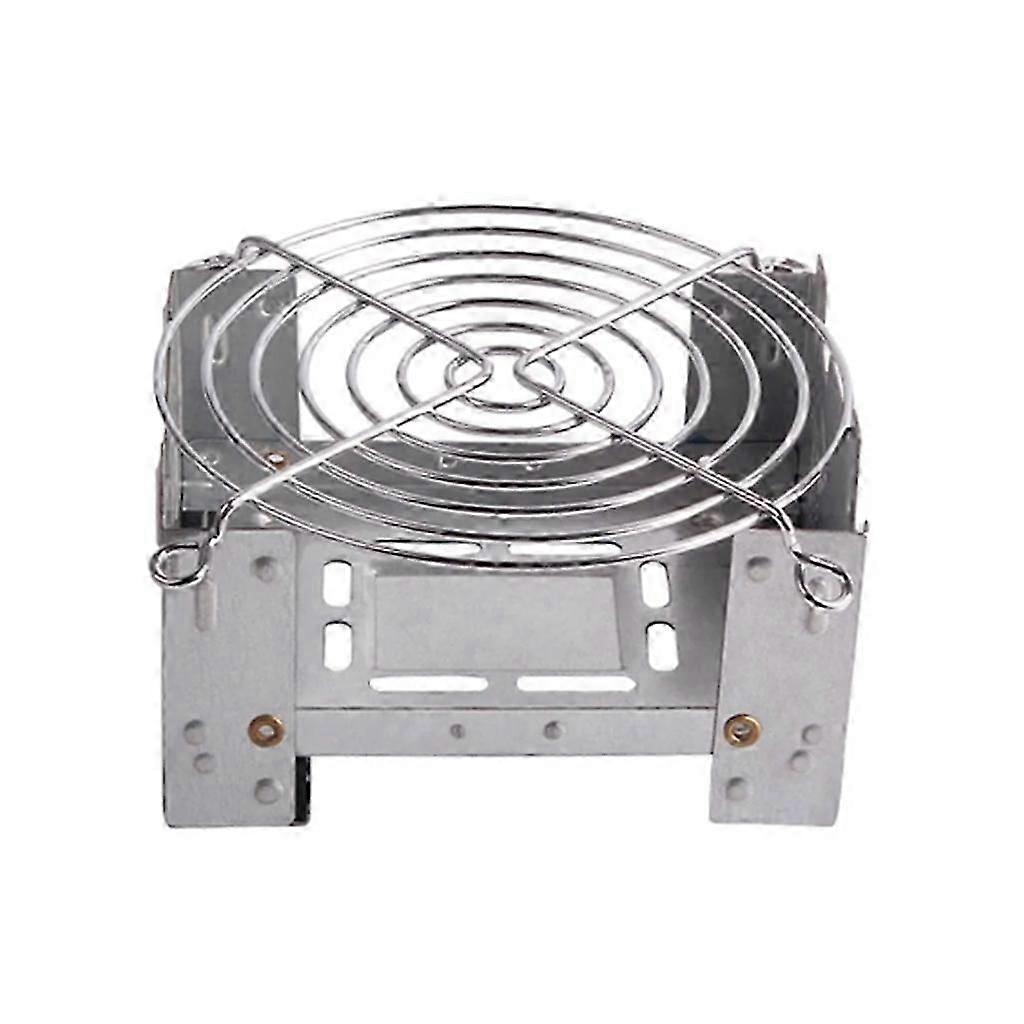 Galvanized Alcohol Burners Pocket Stove with Stand Rack for Outdoor Backpacking