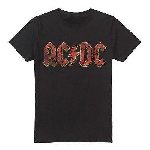 AC/DC Mens Hand Drawn Logo T-Shirt