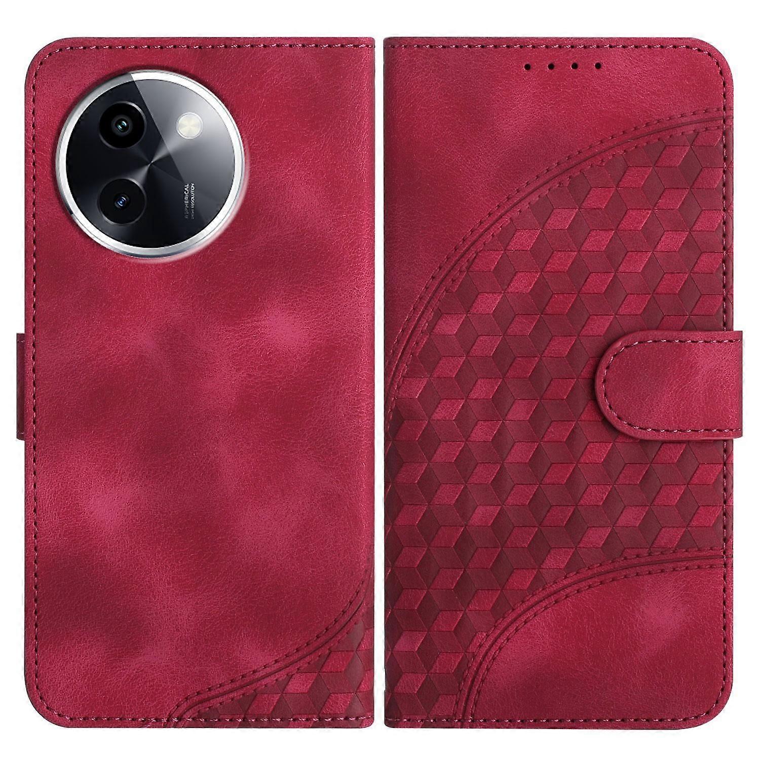 Embossed Leather Case For vivo Y200i