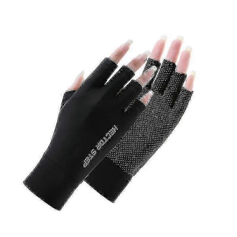 UPF 50+ フィンガーレスサングローブ UV保護用 ハンドカバー、女性用 釣り、運転、サイクリング、ハイキング