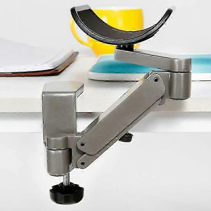 Mouse Computer Bracket Arm Wrist Hand Rest Support Desk Table Armrest Stand