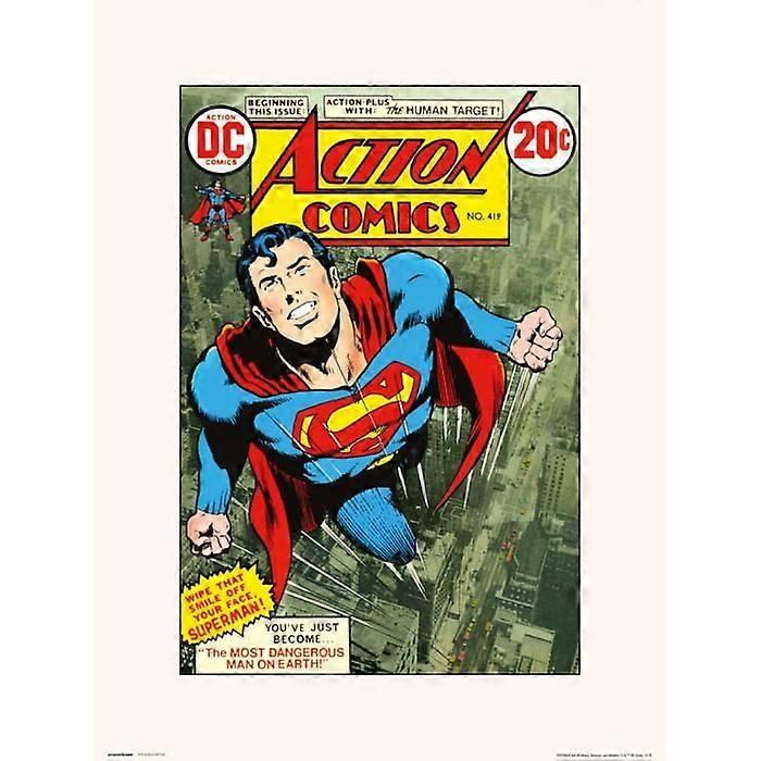Print 30X40 cm DC Action Comics 419