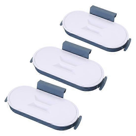 Garbage Rack with Lid Odor Control Easy Installation Cabinet Edge Secure Bag