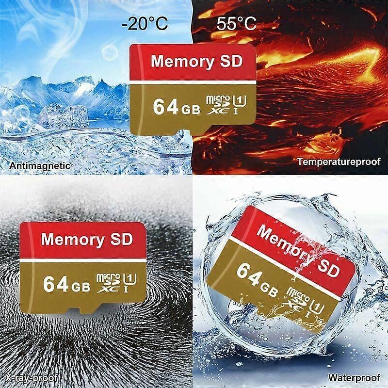 Waterproof Design Micro Sd Card, Factory Wholesale For Universal Compatibility With Laptop And Computer, Extreme Temperature Resistance And High