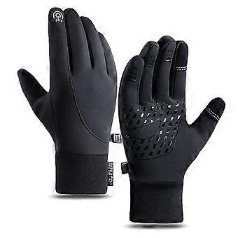 Vinterhandskar Premium Thermo Handskar, Arcticz Vattentäta Vindtäta Termiska Handskar 100% NY Svart-M