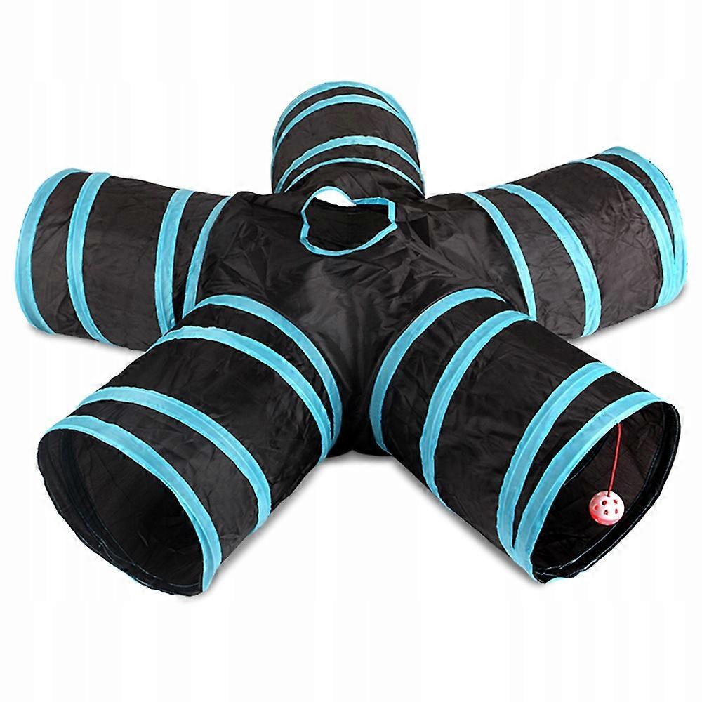 Cat Tunnel Cat Tunnel 5 Way Pet Play Tunnel Foldable Tunnel Toy for Cats